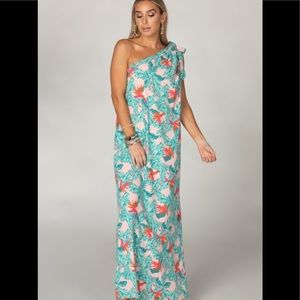 Buddy Love Goddess One Shoulder Maxi Dress